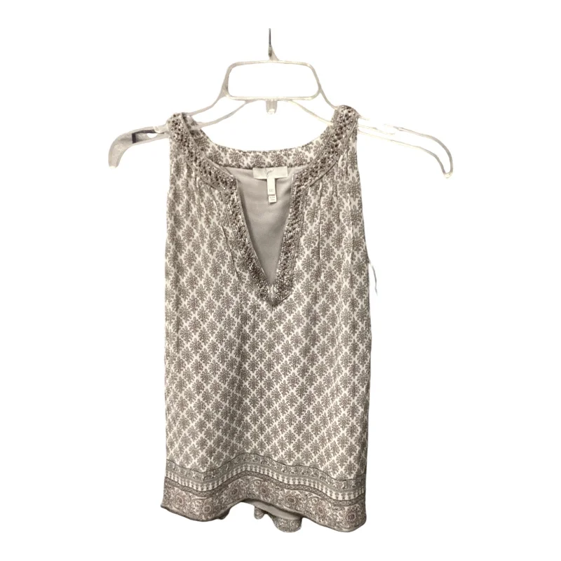 Top Sleeveless By Joie In Grey, Size: Xxs