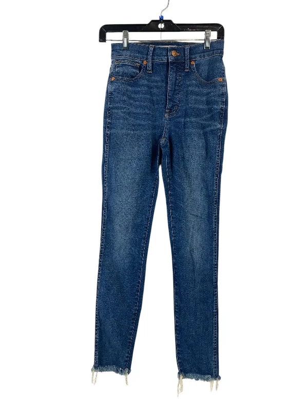 Jeans Skinny By Madewell In Blue Denim, Size: 26