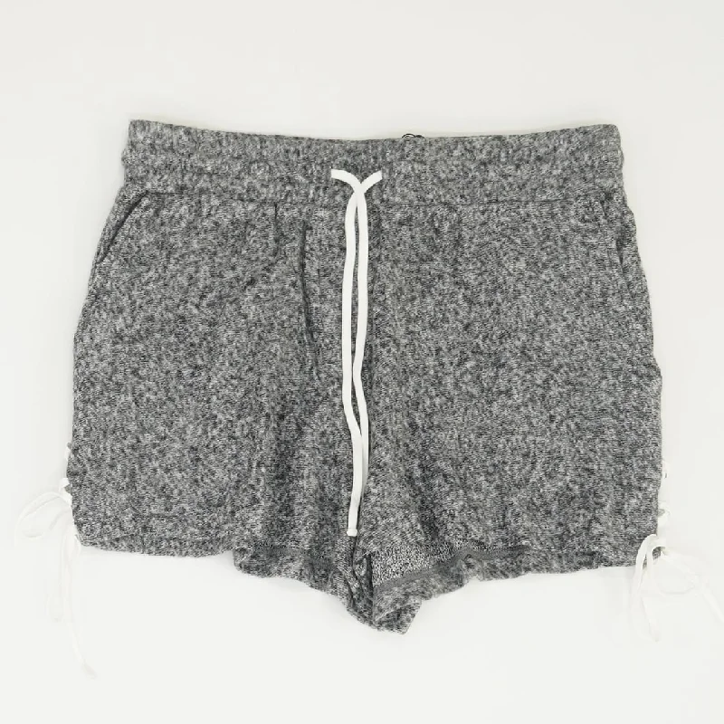 Gray Solid Active Shorts