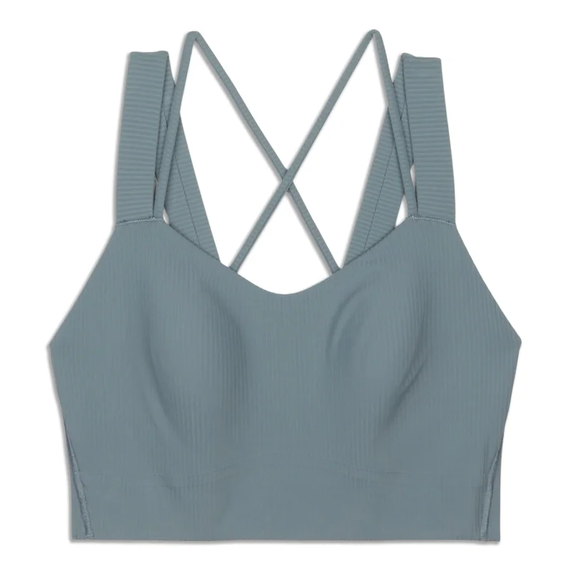 Like A Cloud Longline Ribbed Bra - Resale