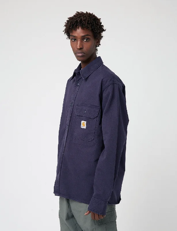 Carhartt-WIP Reno Denim Overshirt - Dark Navy Blue