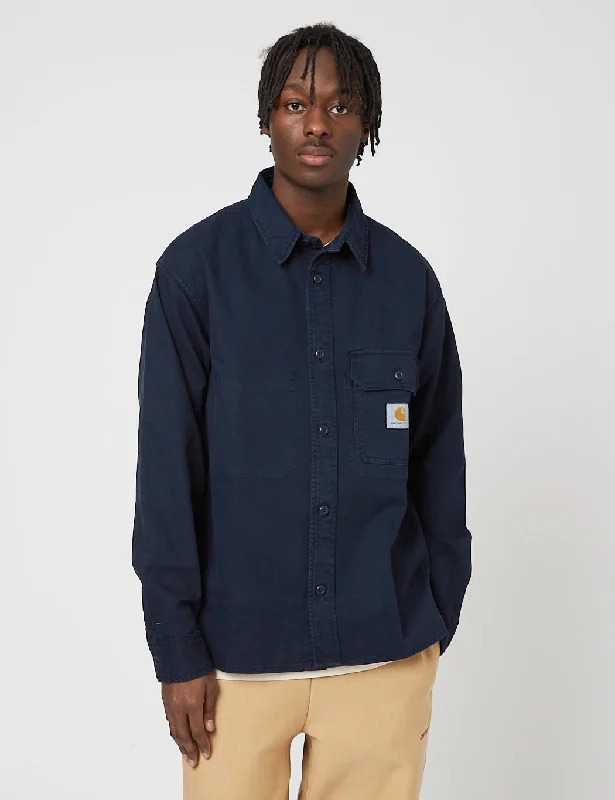 Carhartt-WIP Reno Denim Shirt Jacket - Mizar Navy Blue