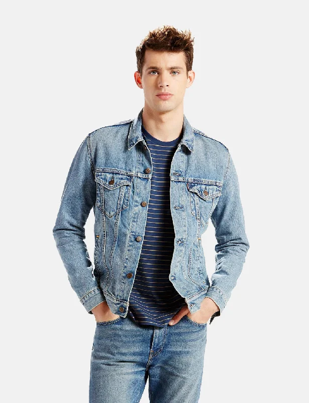 Levis Denim Trucker Jacket - Icy Blue