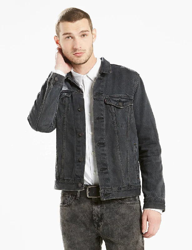 Levis Trucker Denim Jacket - Grey